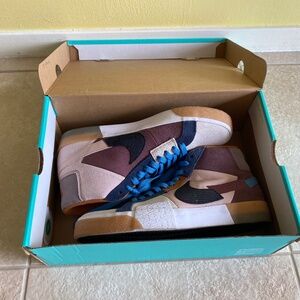 Nike SB Blazer Mid Premium Multi-Color Leather Mens 9 NEW In Box